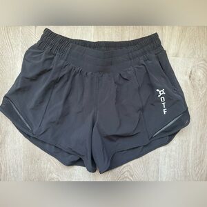 Lululemon Hotty Hot Low-Rise Lined Short 4” Orange Theory OTF